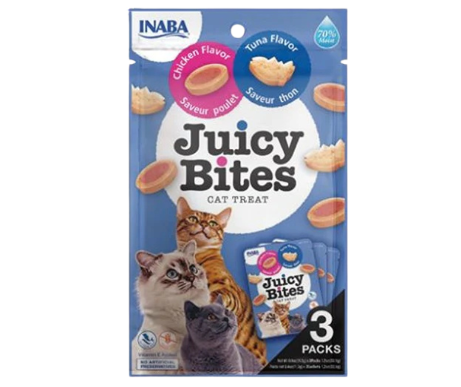 Juicy Bites Cat Treats - Chicken and Tuna