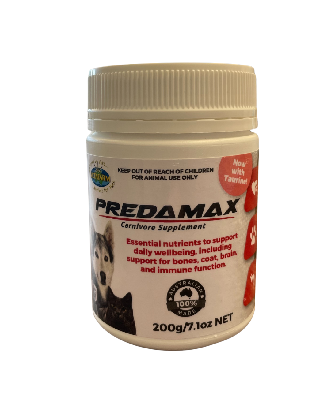 Vetafarm Predamax Raw Food Supplement
