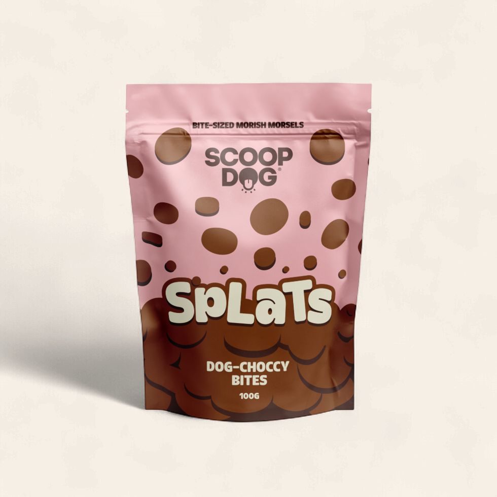 Scoop Dog Splats, Flavour: Choccy 100g