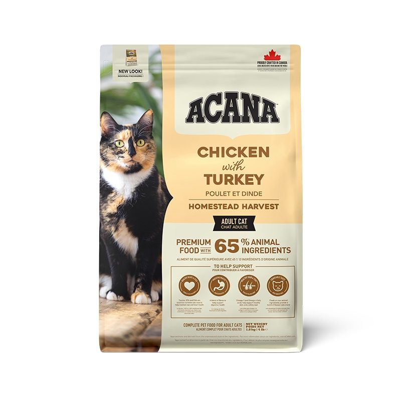 Acana Cat - Homestead Harvest, Weight: 1.8kg