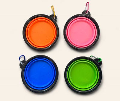 Portable Collapsible Bowl with Clip