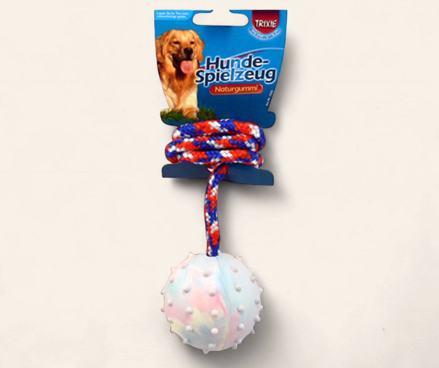 Rubber Throw Ball &amp; Rope