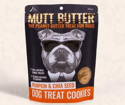 Mutt Butter Cookies - Pumpkin &amp; Chia