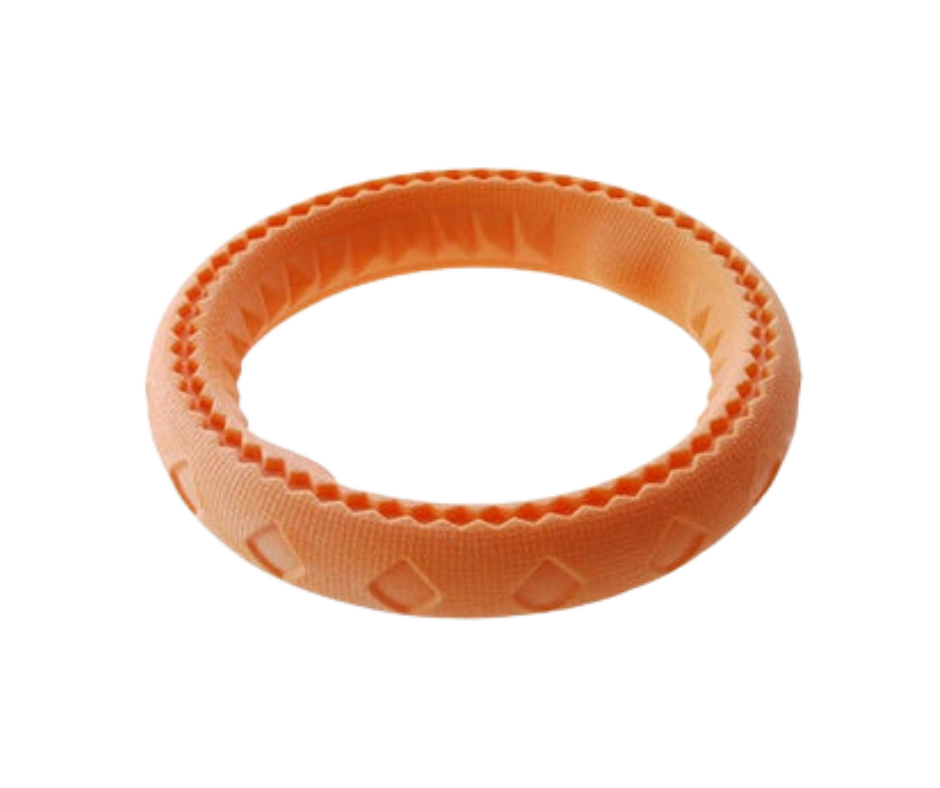 Ruff Play - Dental Wheel, Colour: Orange, Size: Small