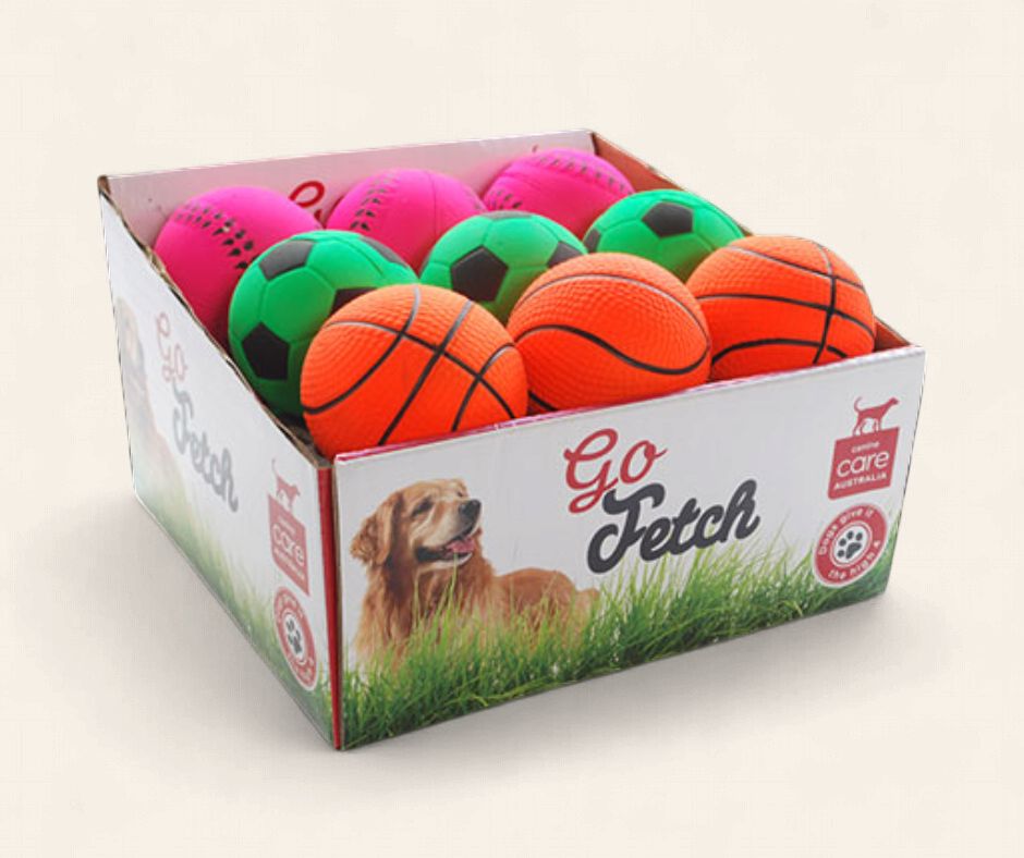 Go Fetch - Rubber Sports Balls