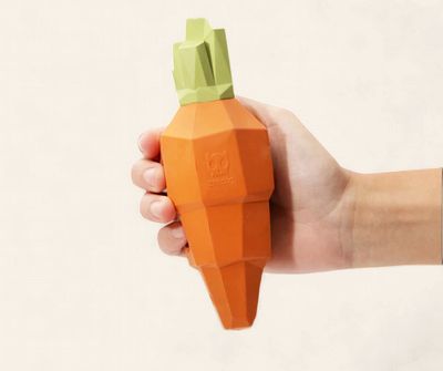 Super Veggiez Carrot Dog Toy