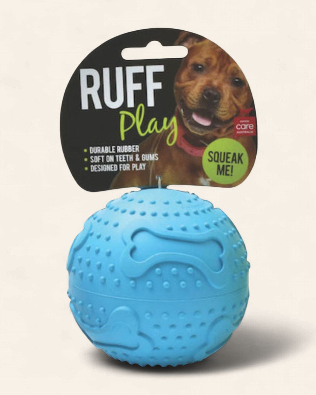 Ruff Play - Rubber Squeaker Ball Large