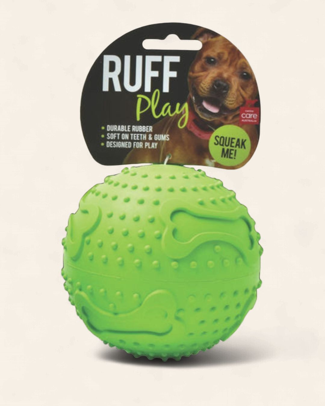 Ruff Play - Rubber Squeaker Ball XL