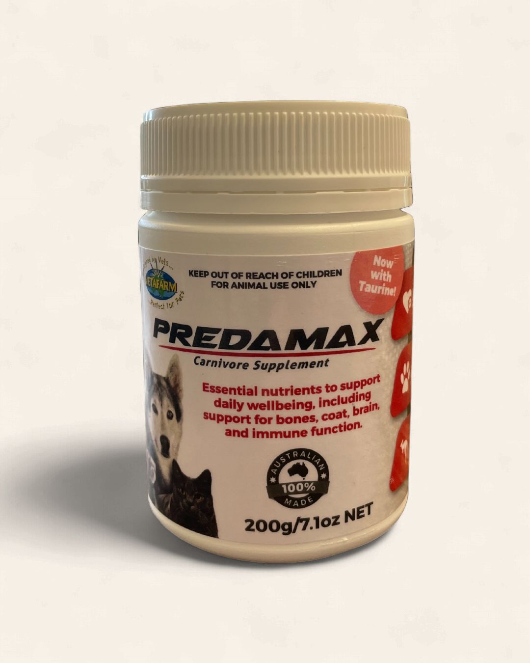 Vetafarm Predamax Raw Food Supplement