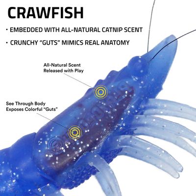 Playology Crawfish Cat Toy (2 Pack)