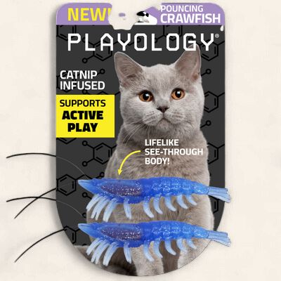 Playology Crawfish Cat Toy (2 Pack)