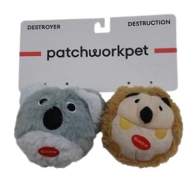 Patchwork Pricklet Duo Koala &amp; Hedgehog