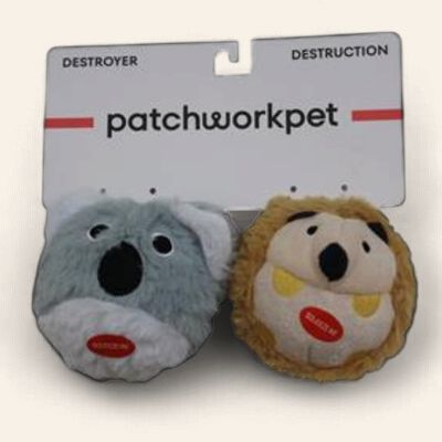 Patchwork Pricklet Duo Koala &amp; Hedgehog