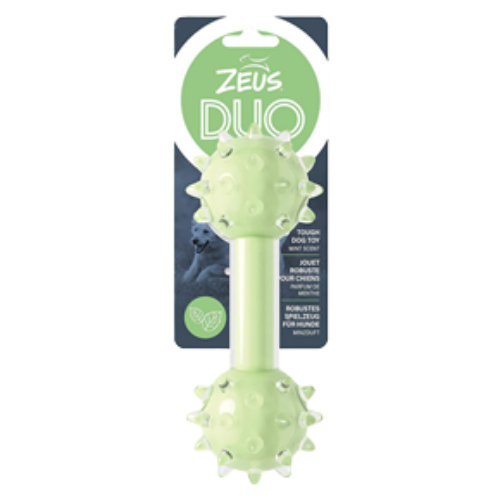 Zeus Duo Spike Dumbell Mint Scent - Green