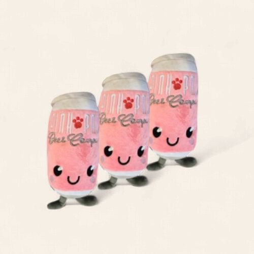 Pink Paw Beer Toy