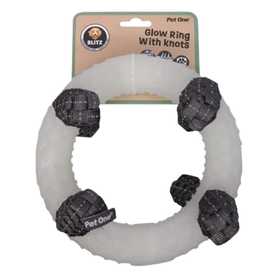 Blitz - Glow Ring With Knots, Size: Small