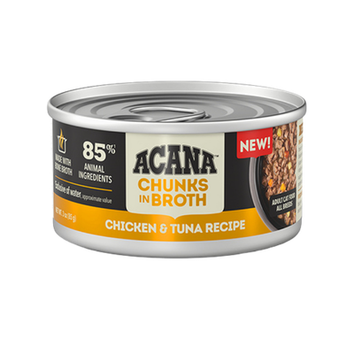 Acana Cat Chicken &amp; Tuna in Broth, Pack Size: 85g