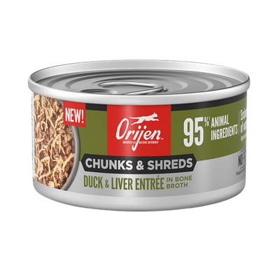 Orijen Cat Duck &amp; Liver Entree in Bone Broth, Pack Size: 85g