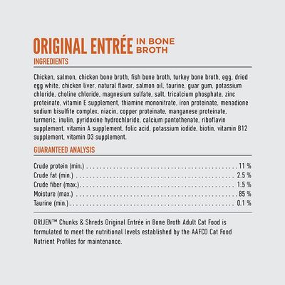 Orijen Cat Original Entrée in Bone Broth