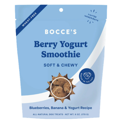 Bocce's Berry Yogurt Smoothie Soft &amp; Chewy Treats