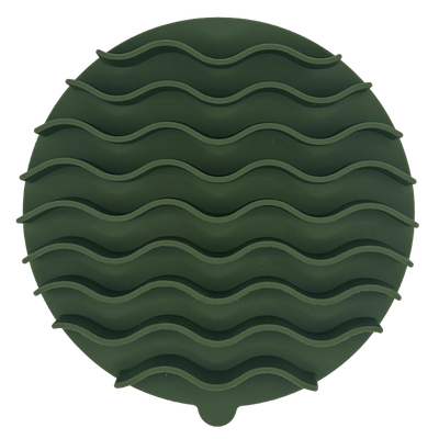 Slow Feeder Insert - Olive Wave