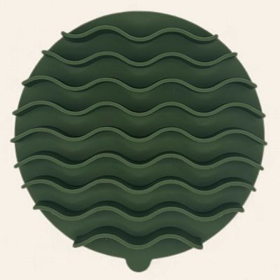 Slow Feeder Insert - Olive Wave