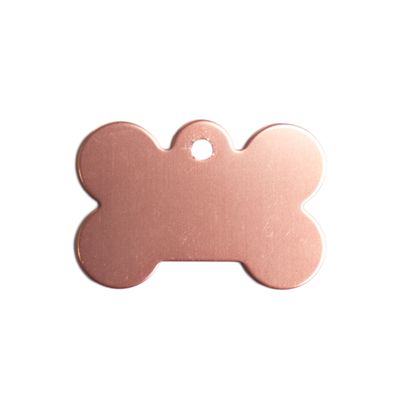 Pet Tag Rose Gold Bone