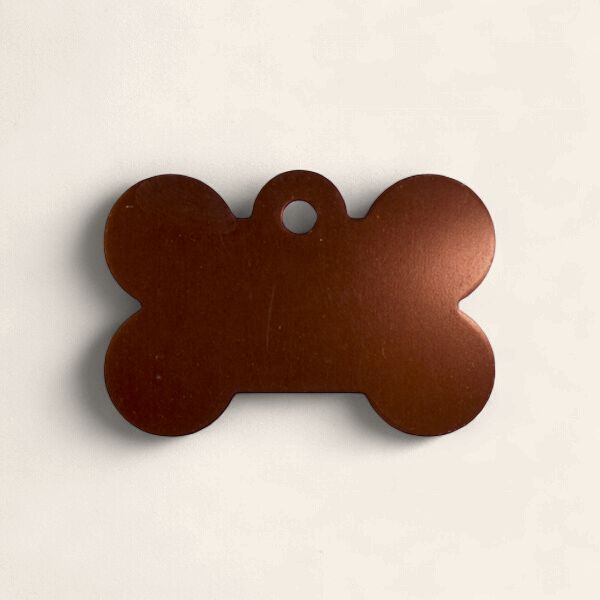 Pet Tag Bronze Bone