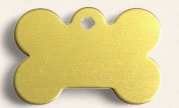 Pet Tag Gold Bone