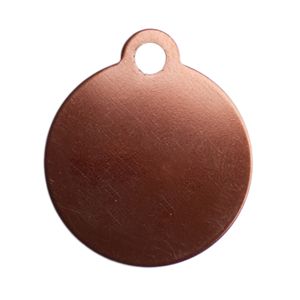 Pet Tag Bronze Circle