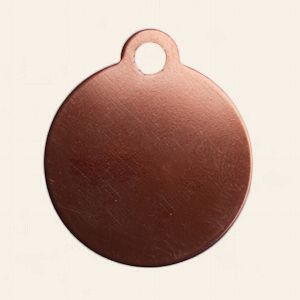 Pet Tag Bronze Circle