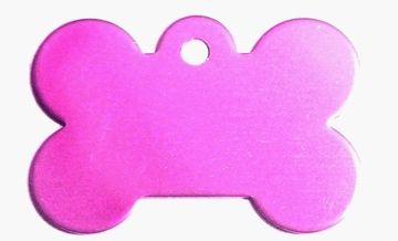 Pet Tag Pink Bone