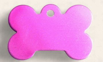 Pet Tag Pink Bone