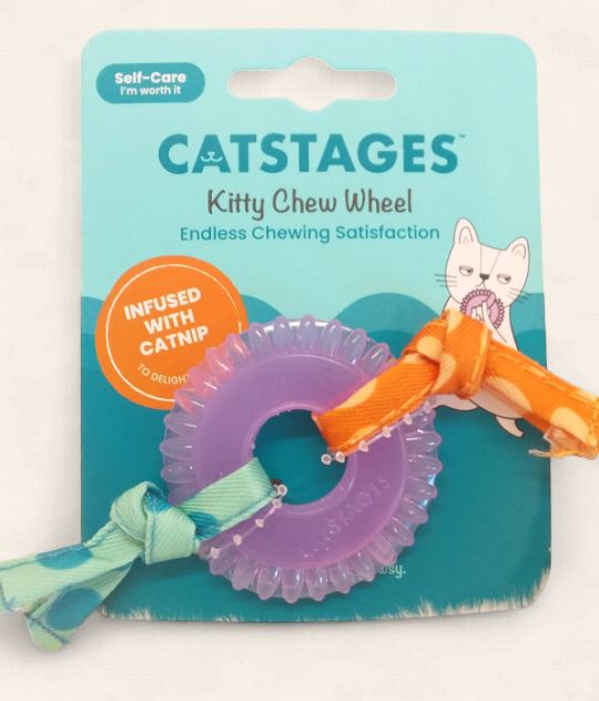 Outward Hound - Dental Kitty Chew Wheel with Catnip