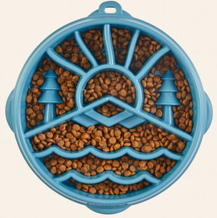 Outward Hound - Fun Feeder Mountain blue