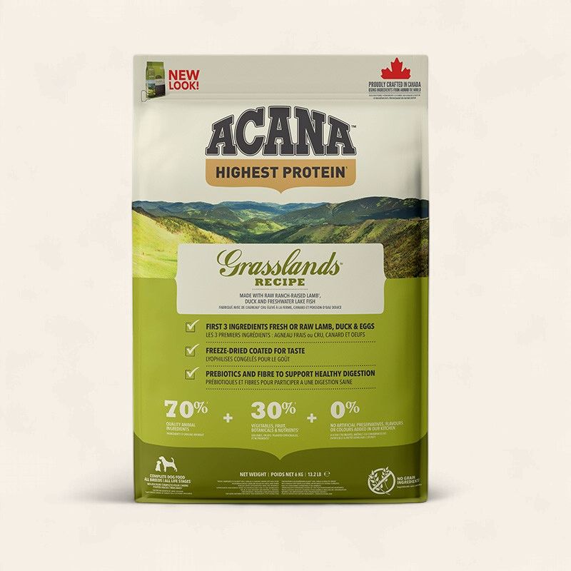 Acana - Grasslands, Size: 6kg