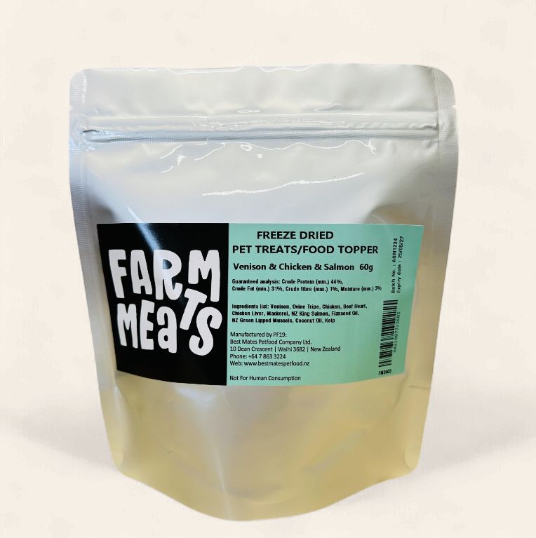 Freeze Dried Treats - Venison, Chicken &amp; Salmon