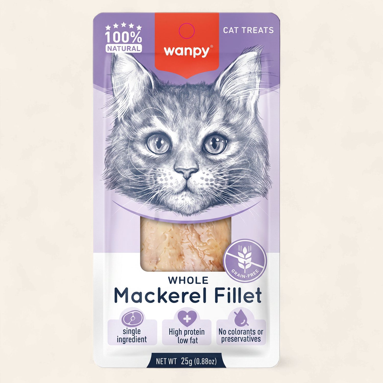 Wanpy -Pure Mackeral Fillet