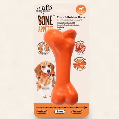 Bone Appetit - Crunch Rubber Bone