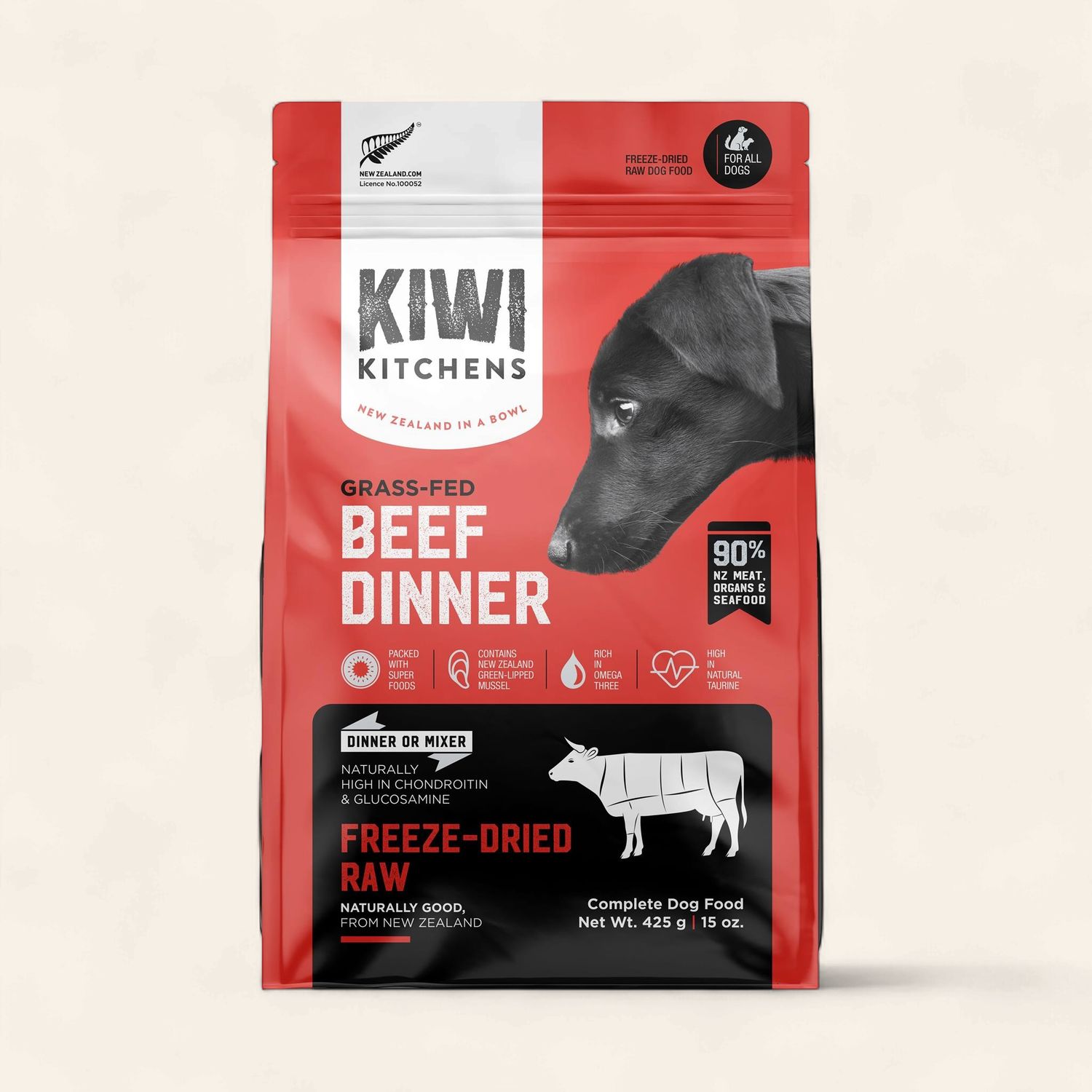 Kiwi Kitchen - Freeze Dried Beef 425g
