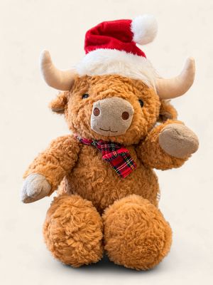 Christmas Highland Cow