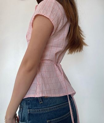 FITTED BLOUSE TOP -  originally $52.99 nzd