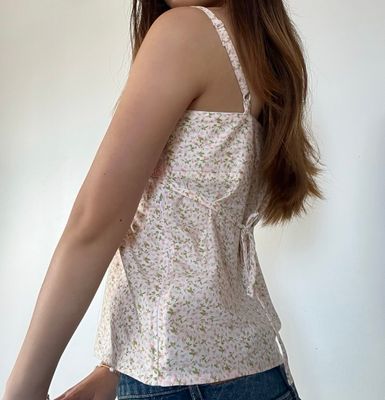 LILA LACE BABY DOLL TOP IN FLORAL