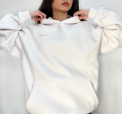 MAYA CLOUD OVERSIZED HOODIE - now made with light grey