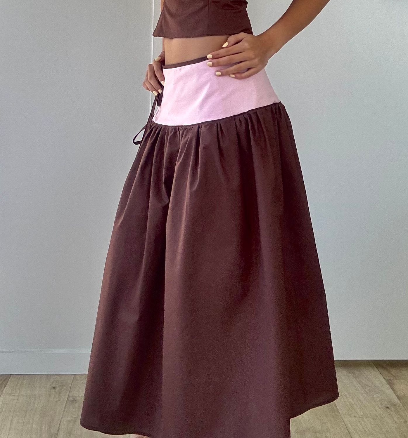STRAWBERRY COCO MIDI SKIRT - Originally $110