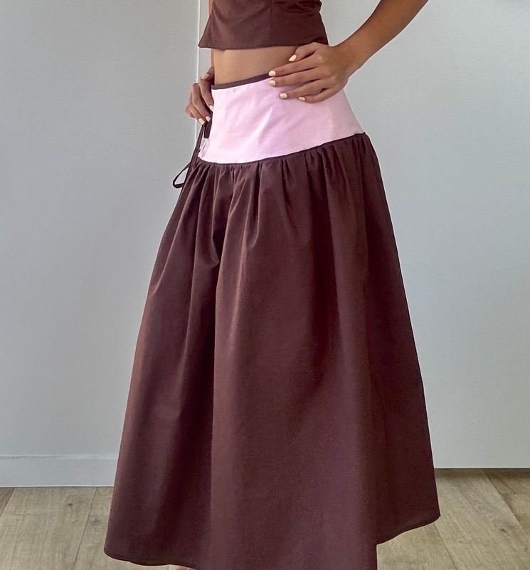 STRAWBERRY COCO MIDI SKIRT - Originally $110