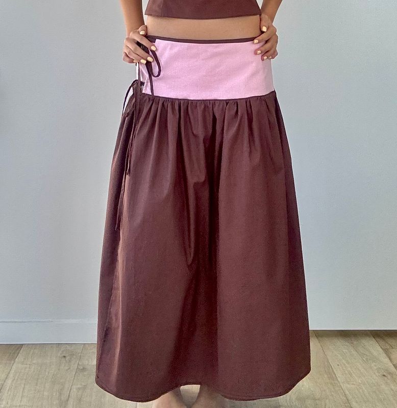 STRAWBERRY COCO MIDI SKIRT - Originally $110