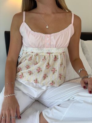 IVORY BLOOM BABYDOLL TOP - Originally $55.99