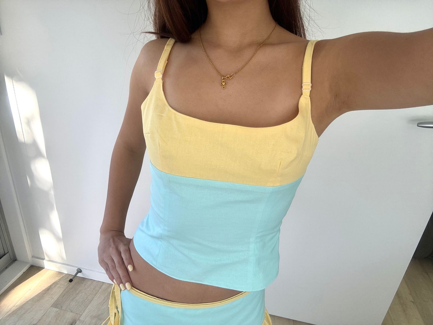 BLUE LEMONADE CORSET - Originally $90