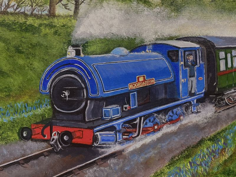 Fine Art Print - Moorbarrow Steam Engine